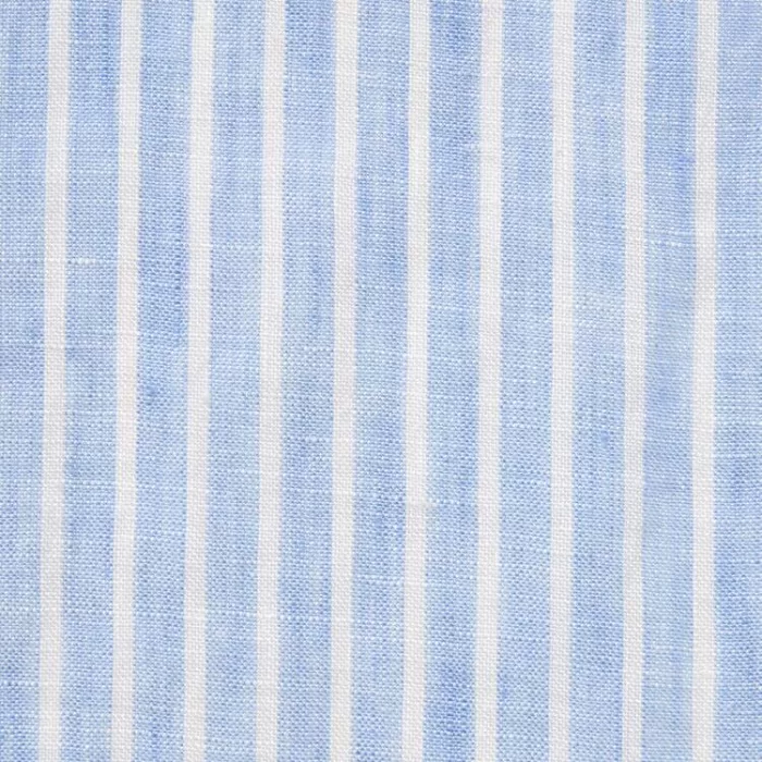 Uniqlo 100% Premium Linen Striped Long Sleeved Women’s Shirts Light Blue