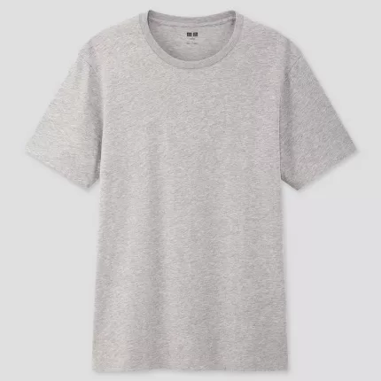 Uniqlo 100% Supima Cotton Crew Neck T-Shirt (2021 Season) Men’s Grey