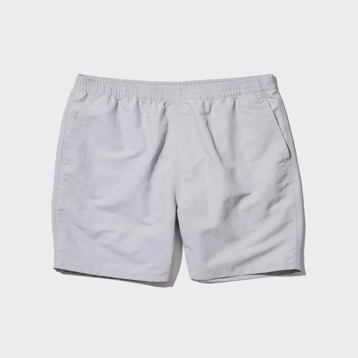 Uniqlo Active Swim Shorts Men Light Grey