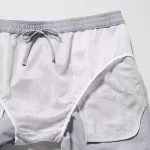 Uniqlo Active Swim Shorts Men Light Grey