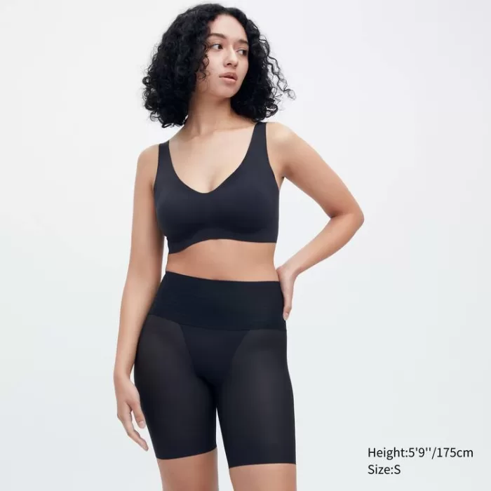 Uniqlo Airism Body Silhouette Shaper Half Women’s Underwear Black