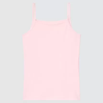 Uniqlo Airism Cotton Blend Camisole Tops Kids Pink