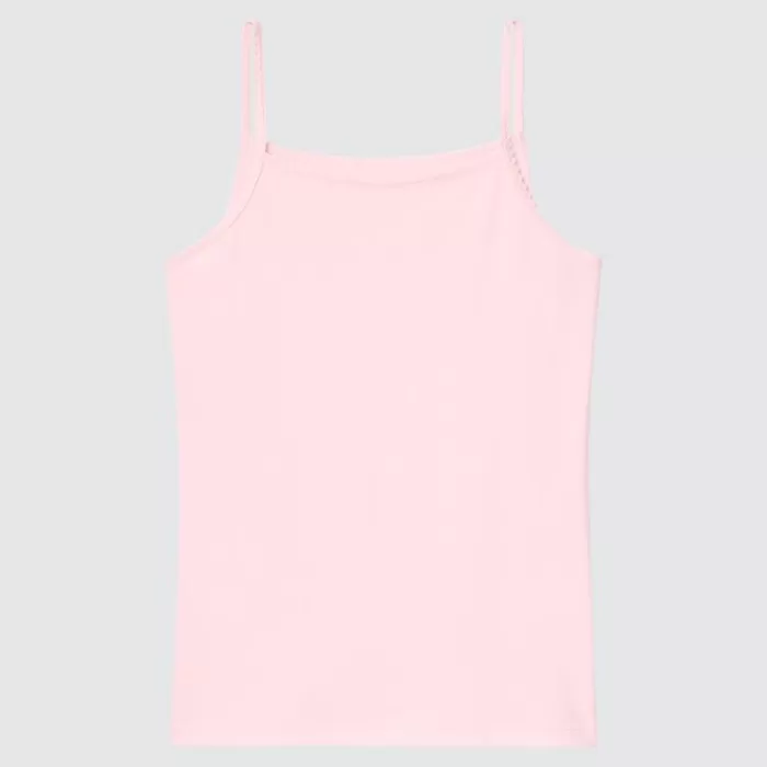 Uniqlo Airism Cotton Blend Camisole Tops Kids Pink