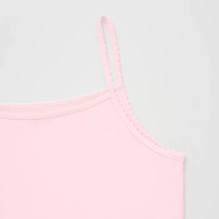 Uniqlo Airism Cotton Blend Camisole Tops Kids Pink