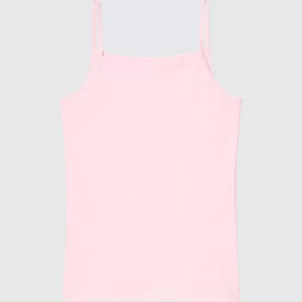 Uniqlo Airism Cotton Blend Camisole Tops Kids Pink