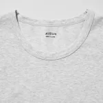 Uniqlo Airism Cotton Crew Neck Short Sleeved T-shirt Men Grey