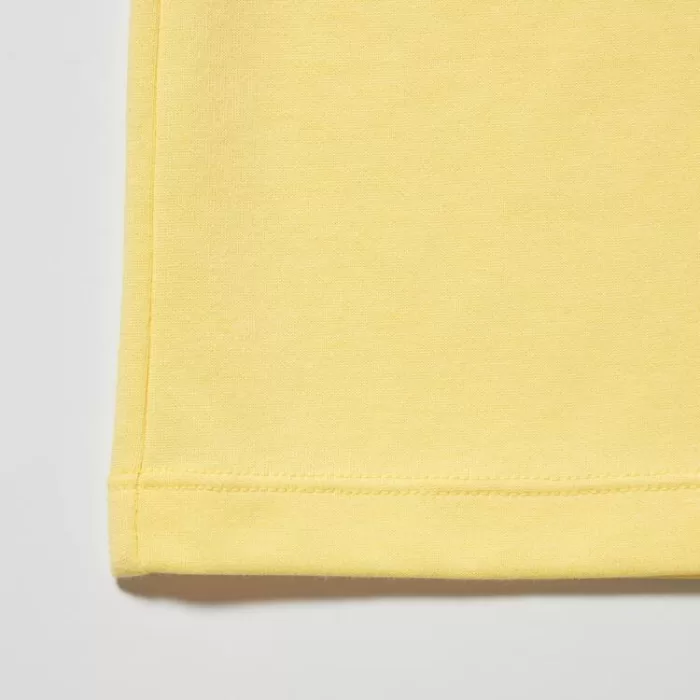 Uniqlo Airism Cotton Printed Short Sleeved T-Shirt for Kids Yellow