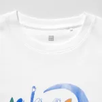 Uniqlo Airism Cotton Printed Short Sleeved T-shirt for Kids in White