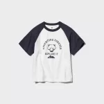 Uniqlo Airism Cotton Printed Short Sleeved T-shirt for Kids in White