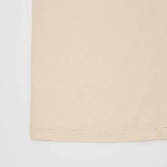 Uniqlo Airism Cotton Short Sleeved Women’s Homewear Beige