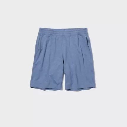 Uniqlo Airism Cotton Shorts Men Blue