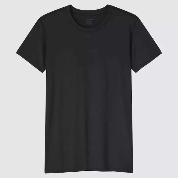 Uniqlo Airism Crew Neck Men’s T-Shirt Black