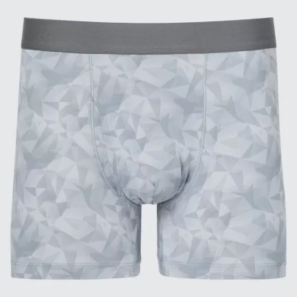 Uniqlo Airism Geometric Boxers Men’s Underwear Grey