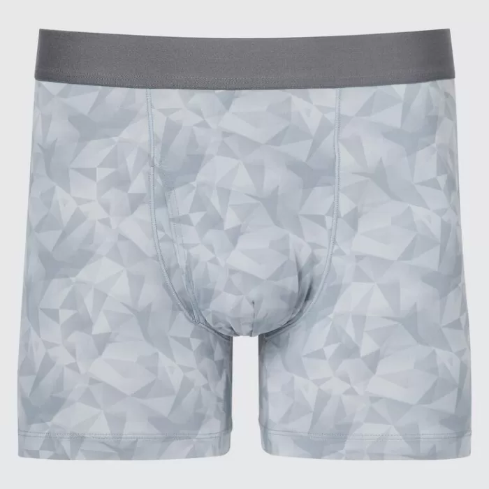 Uniqlo Airism Geometric Boxers Men’s Underwear Grey