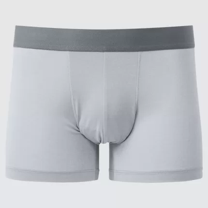 Uniqlo Airism Heather Low Rise Boxer Men’s Underwear Light Grey