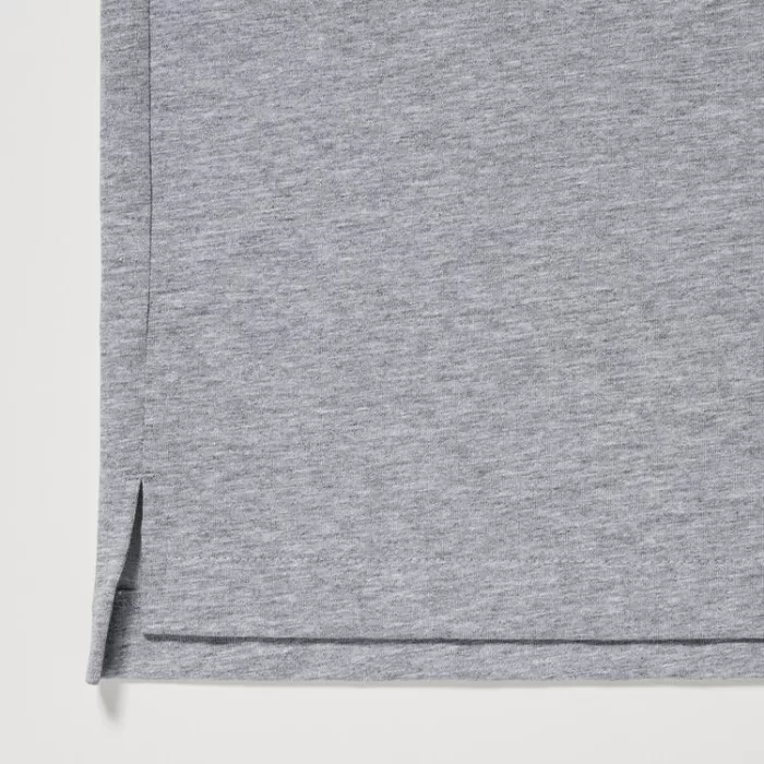 Uniqlo Airism Long Sleeve Men’s Polo Shirt Grey