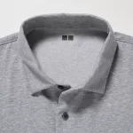 Uniqlo Airism Long Sleeve Men’s Polo Shirt Grey