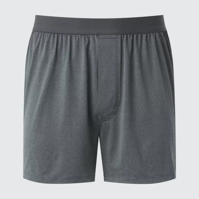 Uniqlo Airism Loose Fit Heather Boxers Men’s Underwear Grey