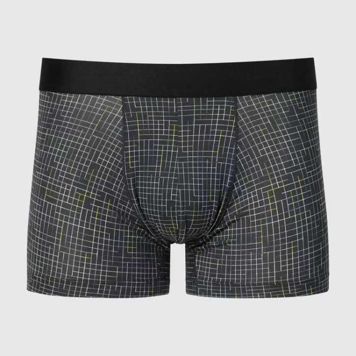 Uniqlo Airism Low Rise Printed Boxers Men’s Underwear Dark Grey