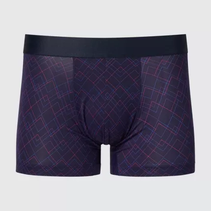 Uniqlo Airism Low Rise Printed Boxers Men’s Underwear Navy Blue