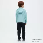 Uniqlo Airism Mesh UV Protection Kids Hoodie Green