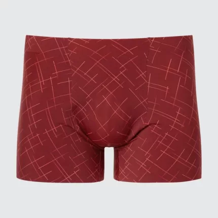 Uniqlo Airism Seamless Printed Boxers Men’s Underwear Red