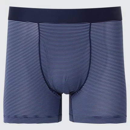 Uniqlo Airism Striped Boxers Men’s Underwear Navy Blue