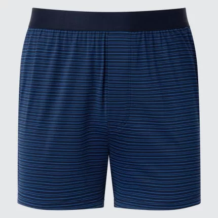 Uniqlo Airism Striped Loose Fit Boxers Men’s Underwear Navy Blue