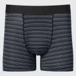 Uniqlo Airism Striped Underwear Boxers Men Black