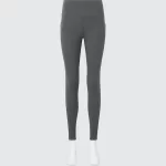 Uniqlo Airism Uv Protection Leggings With Pockets (Long) Women Gray