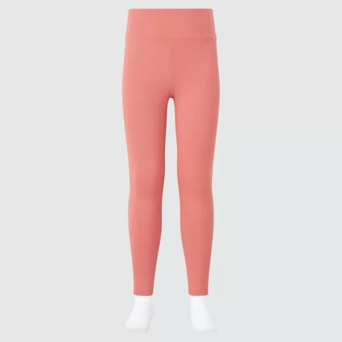 Uniqlo Airism Uv Protection Soft Leggings (2021 Season) Kids Pink