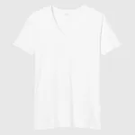 Uniqlo Airism V Neck Short Sleeved T-shirt Men White