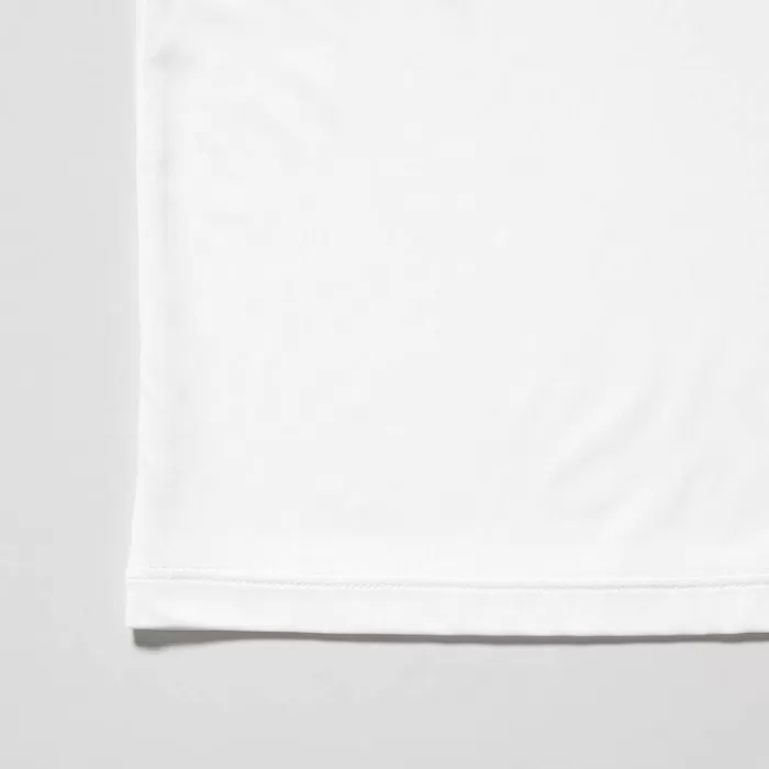 Uniqlo Airism V Neck Short Sleeved T-shirt Men White