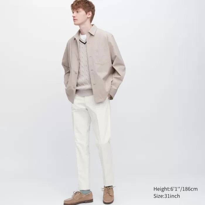 Uniqlo Airsense Ultra Light Cotton-like Suits (Long) Men White