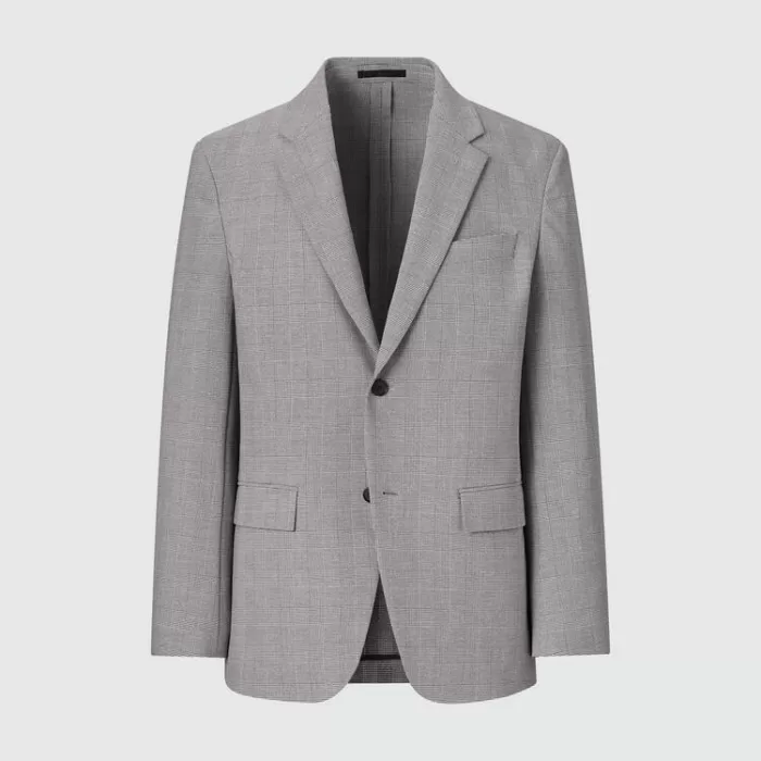 Uniqlo Airsense Ultra Light Glen Checked Men’s Jackets Grey