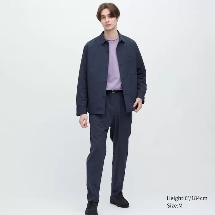 Uniqlo Airsense Ultra Light Seersucker Men’s Jackets Blue