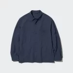 Uniqlo Airsense Ultra Light Seersucker Men’s Jackets Blue