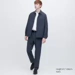 Uniqlo Airsense Ultra Light Seersucker Relaxed Fit Men’s Suits Blue