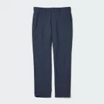 Uniqlo Airsense Ultra Light Seersucker Relaxed Fit Men’s Trousers Blue