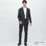 Uniqlo Airsense Ultra Light Wool-like Men’s Suits Dark Grey