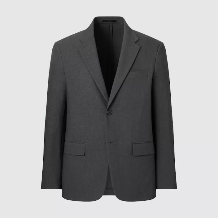 Uniqlo Airsense Ultra Light Wool-like Men’s Suits Dark Grey