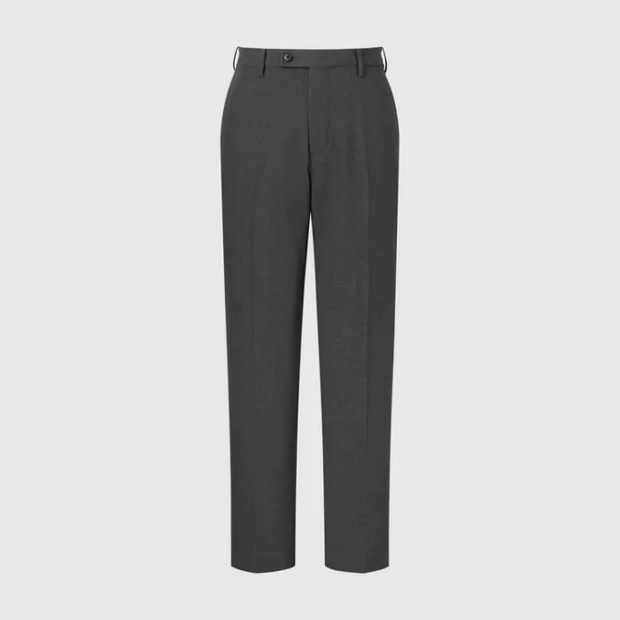 Uniqlo Airsense Ultra Light Wool-like Pants (Short) Men Dark Grey