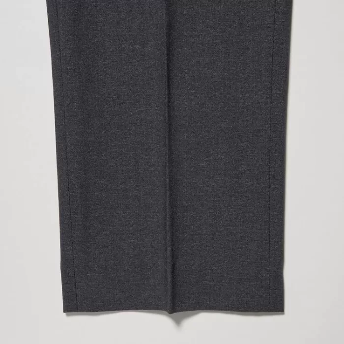 Uniqlo Airsense Ultra Light Wool-like Pants (Short) Men Dark Grey