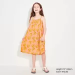 Uniqlo Andy Warhol Flowers Collection Ut Camisole Dress Kids Light Orange