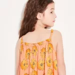 Uniqlo Andy Warhol Flowers Collection Ut Camisole Dress Kids Light Orange