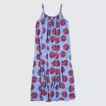 Uniqlo Andy Warhol Flowers Collection Ut Gathered Camisole Dress Women Blue