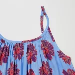 Uniqlo Andy Warhol Flowers Collection Ut Gathered Camisole Dress Women Blue