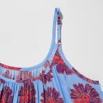 Uniqlo Andy Warhol Flowers Collection Ut Gathered Camisole Dress Women Blue