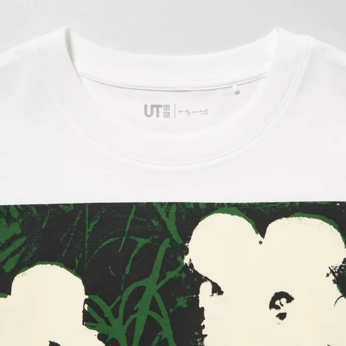 Uniqlo Andy Warhol Flowers Collection Ut Printed T-shirt Women White