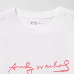 Uniqlo Andy Warhol Flowers Collection Ut Printed T-shirt Women White